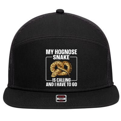 Western Hognose Hoggy Hognose Snake 7 Panel Mesh Trucker Snapback Hat