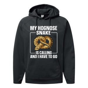 Western Hognose Hoggy Hognose Snake Performance Fleece Hoodie