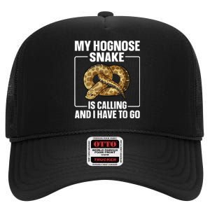 Western Hognose Hoggy Hognose Snake High Crown Mesh Back Trucker Hat