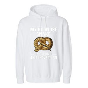 Western Hognose Hoggy Hognose Snake Garment-Dyed Fleece Hoodie