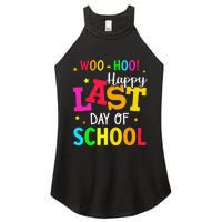 Woo Hoo Happy Last Day of School For Teachers Students Women's Perfect Tri Rocker Tank