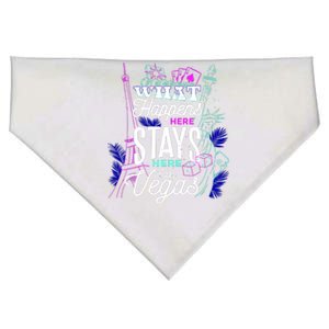 What Happens Here Stays Here Las Vegas NV Vacation USA-Made Doggie Bandana