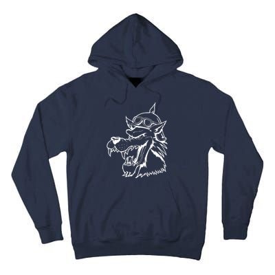 Wolf Head Head Tall Hoodie