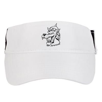 Wolf Head Head Adult Drive Performance Visor