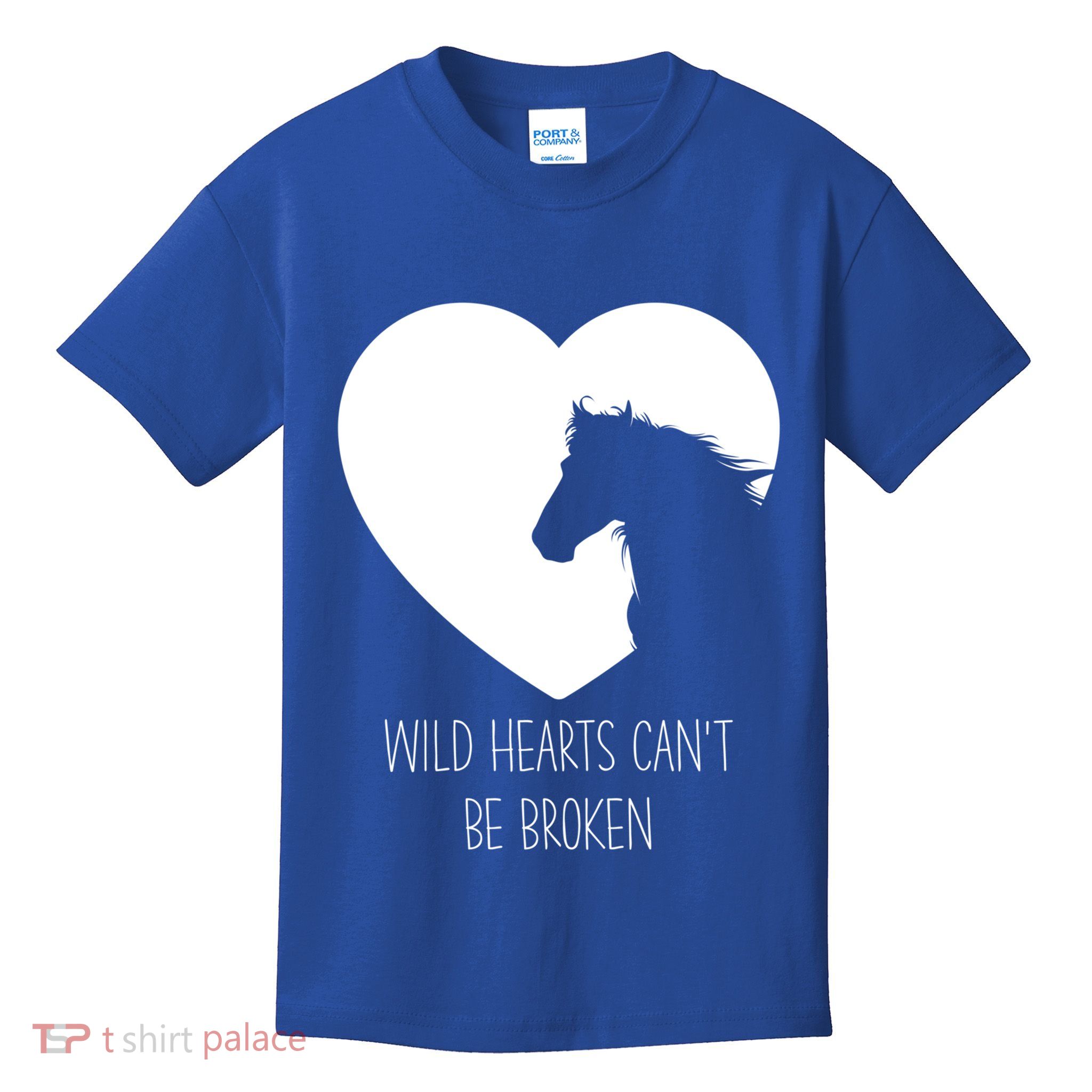 Wild Hearts Horse Lover And Horseback Riding Gift Kids T-Shirt
