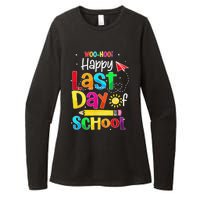 Woo Hoo Happy Last Day of School For Teachers Students Womens CVC Long Sleeve Shirt