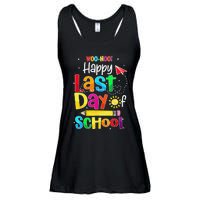 Woo Hoo Happy Last Day of School For Teachers Students Ladies Essential Flowy Tank