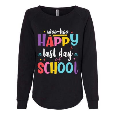 Woo Hoo Happy Last Day of School Student Teacher Womens California Wash Sweatshirt