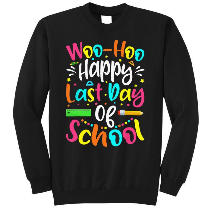 Woo Hoo Happy Last Day of School Fun Teacher Student Sweatshirt