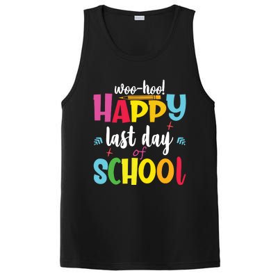 Woo Hoo Happy Last Day Of School For Teachers Students PosiCharge Competitor Tank