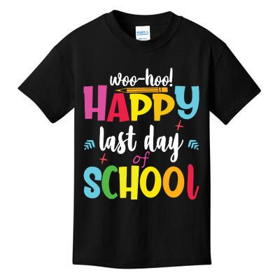 Woo Hoo Happy Last Day Of School For Teachers Students Kids T-Shirt