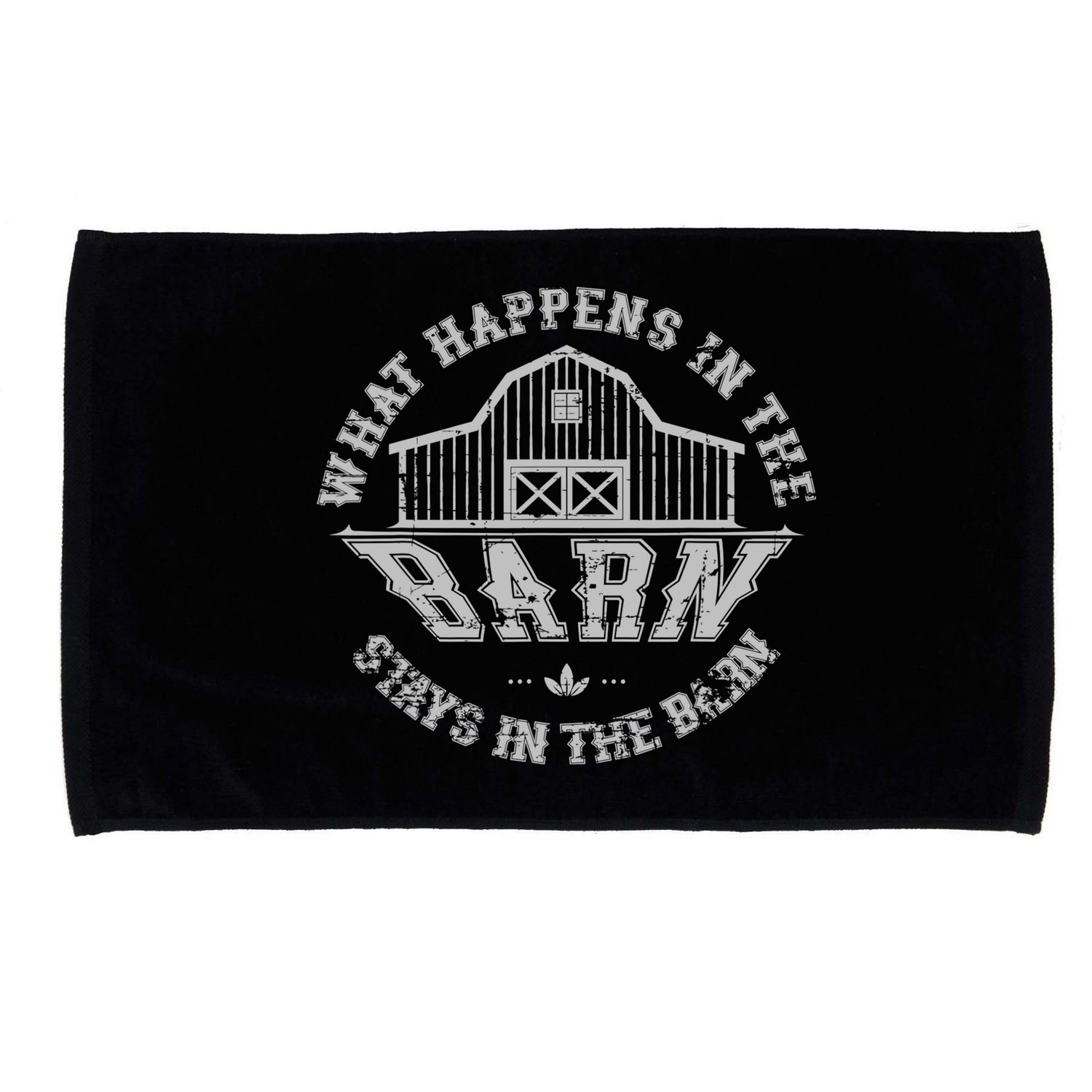 What Happens In The Barn Stays In The Barn Farmer Stories Microfiber Hand Towel
