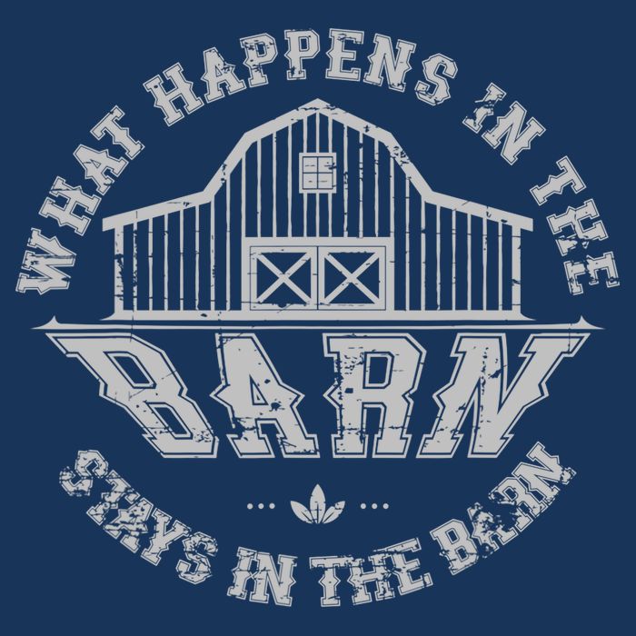 What Happens In The Barn Stays In The Barn Farmer Stories Drawstring Bag
