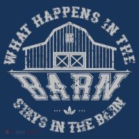 What Happens In The Barn Stays In The Barn Farmer Stories Premium T-Shirt