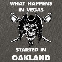What Happens In Vegas Started In Oakland Cotton Canvas Backpack