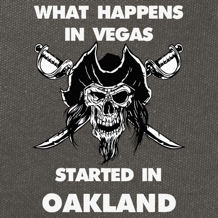 What Happens In Vegas Started In Oakland Cotton Canvas Backpack