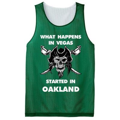 What Happens In Vegas Started In Oakland Mesh Reversible Basketball Jersey Tank