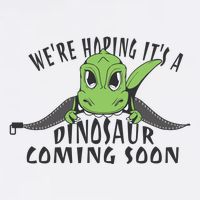 We're Hoping It's A Dinosaur Coming Soon Pregnancy Announcement Cool Comfort Performance Bucket Hat