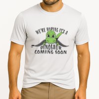 We're Hoping It's A Dinosaur Coming Soon Pregnancy Announcement Cooling Performance Crew T-Shirt