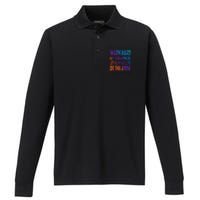 Work Hard In Silence Let Your Success Be The Noise Performance Long Sleeve Polo