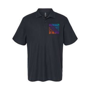 Work Hard In Silence Let Your Success Be The Noise Softstyle Adult Sport Polo