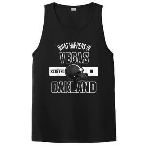 What Happens In Vegas Started In Oakland Perfect Sporty Gift PosiCharge Competitor Tank