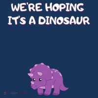 We're Hoping It's A Dinosaur Funny Pregnancy Magnet