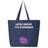 We're Hoping It's A Dinosaur Funny Pregnancy 25L Jumbo Tote