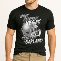 What Happens In Vegas Started In Oakland Football Fan Performance Shirt