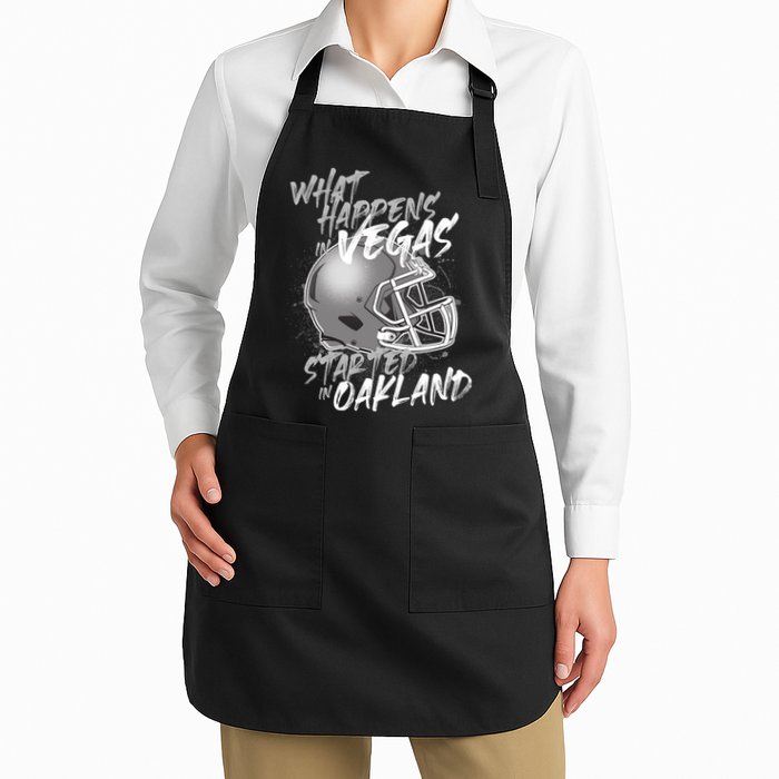 What Happens In Vegas Started In Oakland Football Fan Apron