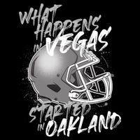 What Happens In Vegas Started In Oakland Football Fan 16 in Basic Backpack