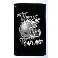 What Happens In Vegas Started In Oakland Football Fan Golf Towel
