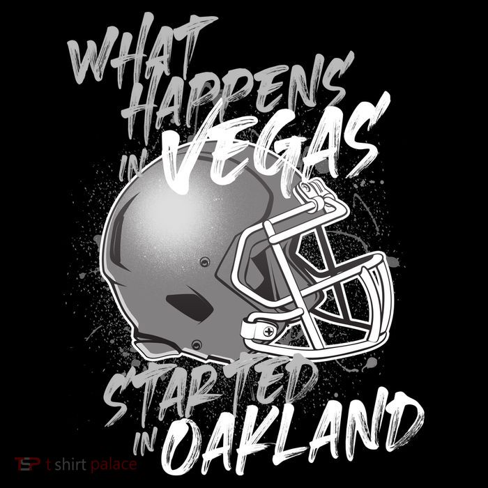What Happens In Vegas Started In Oakland Football Fan Crop Top