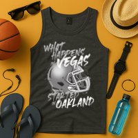 What Happens In Vegas Started In Oakland Football Fan Tank Top