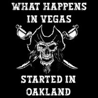 What Happens In Vegas Started In Oak Town 7-Panel Snapback Hat