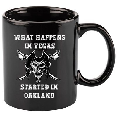 What Happens In Vegas Started In Oak Town 11oz C Handle Ceramic Mug