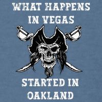 What Happens In Vegas Started In Oak Town Garment-Dyed Sweatshirt