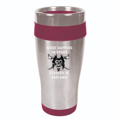 What Happens In Vegas Started In Oak Town 16oz Travel Tumbler