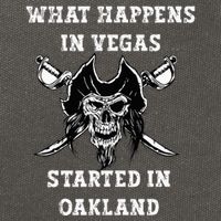 What Happens In Vegas Started In Oak Town Cotton Canvas Backpack