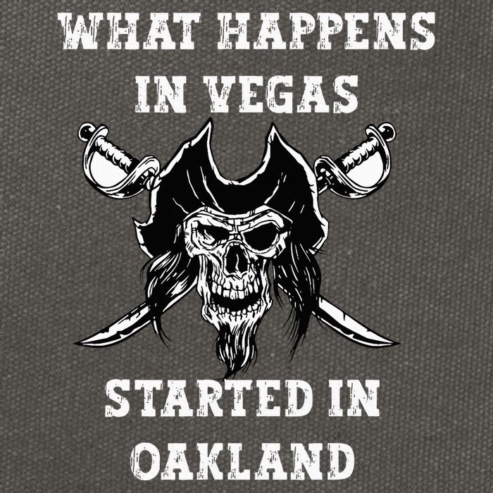 What Happens In Vegas Started In Oak Town Cotton Canvas Backpack