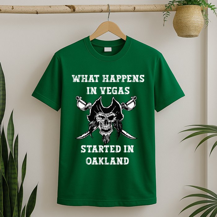 What Happens In Vegas Started In Oak Town T-Shirt