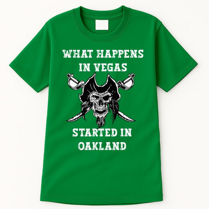 What Happens In Vegas Started In Oak Town Tall T-Shirt