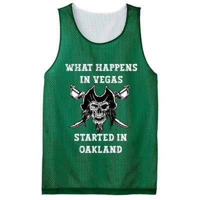 What Happens In Vegas Started In Oak Town Mesh Reversible Basketball Jersey Tank