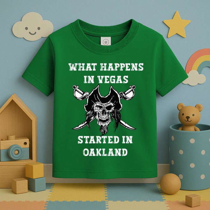 What Happens In Vegas Started In Oak Town Toddler T-Shirt