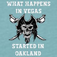 What Happens In Vegas Started In Oak Town Sueded Cloud Jersey T-Shirt