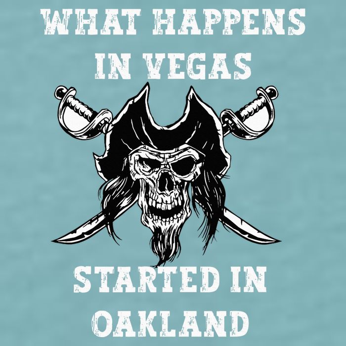 What Happens In Vegas Started In Oak Town Sueded Cloud Jersey T-Shirt