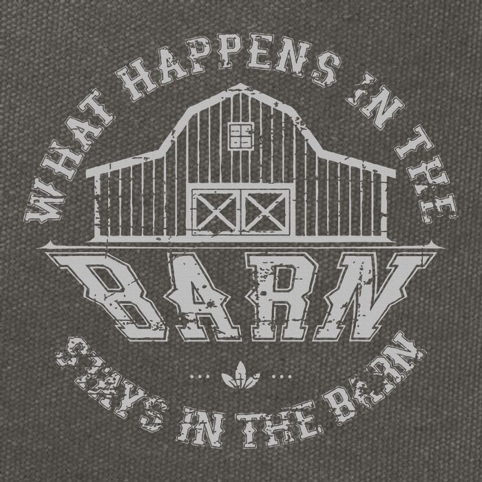 What Happens In The Barn Stays In The Barn Farmer Stories Cotton Canvas Backpack