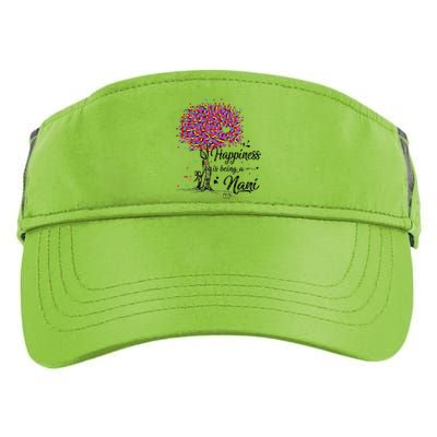 Womens Happiness Is Being A Nani Cute Mother's Day Gifts Adult Drive Performance Visor