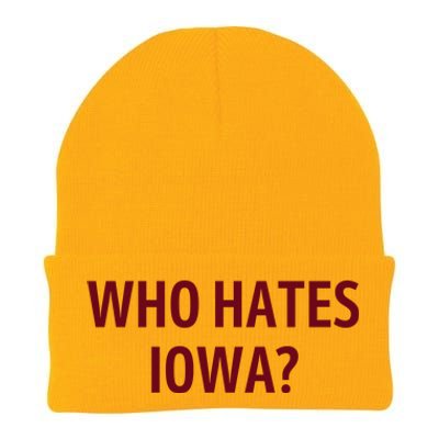 Who Hates Iowa Wehateiowa 00 Classic Knit Cap Winter Beanie