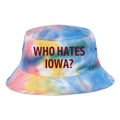 Who Hates Iowa Wehateiowa 00 Classic Tie Dye Newport Bucket Hat